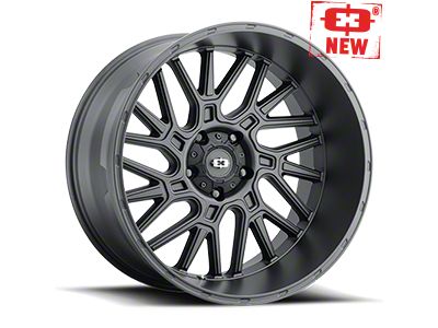 Vision Wheel Brawl Satin Black 8-Lug Wheel; 20x10; -25mm Offset (11-16 F-250 Super Duty)