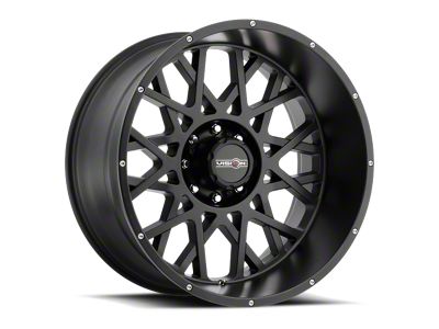 Vision Wheel Rocker Satin Black 8-Lug Wheel; 20x10; -25mm Offset (11-16 F-250 Super Duty)