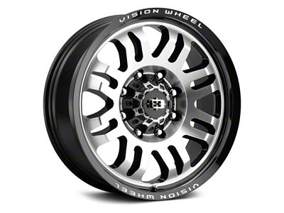 Vision Wheel Inferno Gloss Black Machined 6-Lug Wheel; 18x9; 12mm Offset (15-20 F-150)