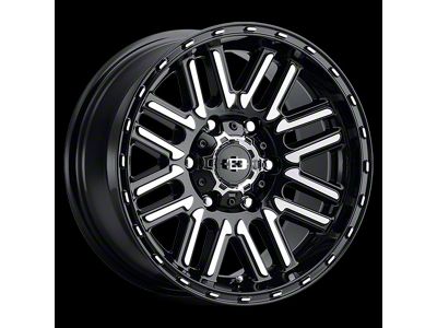 Vision Off-Road Nexus Gloss Black Machined Face 6-Lug Wheel; 18x8.5; 18mm Offset (15-20 F-150)