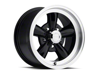 Vision Wheel Legend 6 Gloss Black Machined 6-Lug Wheel; 17x8; 19mm Offset (15-20 Tahoe)