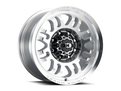 Vision Wheel Inferno Milled Machine Face 8-Lug Wheel; 18x9; -12mm Offset (17-22 F-250 Super Duty)