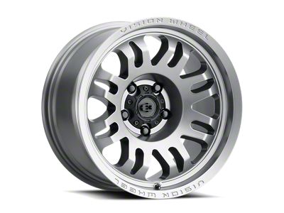 Vision Wheel Inferno Satin Grey 8-Lug Wheel; 18x9; -12mm Offset (17-22 F-250 Super Duty)