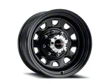 Vision Steel D Window Steel Gloss Black 8-Lug Wheel; 17x9; -12mm Offset (17-22 F-350 Super Duty SRW)