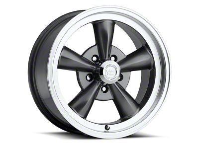 Vision Wheel Legend 5 Gunmetal Machined 5-Lug Wheel; 17x8; 0mm Offset (94-01 RAM 1500)