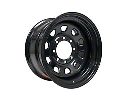 D Window Steel Gloss Black 8-Lug Wheel; 17x9; -12mm Offset (94-02 RAM 2500)