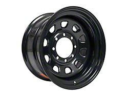 Vision Wheel D Window Steel Gloss Black 8-Lug Wheel; 17x9; -12mm Offset (94-02 RAM 3500 SRW)