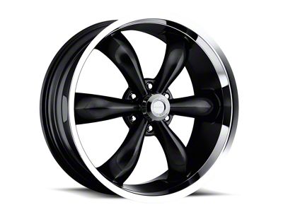 Vision Wheel Legend 5 Gloss Black Machined 6-Lug Wheel; 20x9; 20mm Offset (99-06 Sierra 1500)