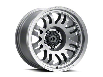 Vision Off-Road Inferno Satin Grey 6-Lug Wheel; 18x9; 12mm Offset (99-06 Silverado 1500)