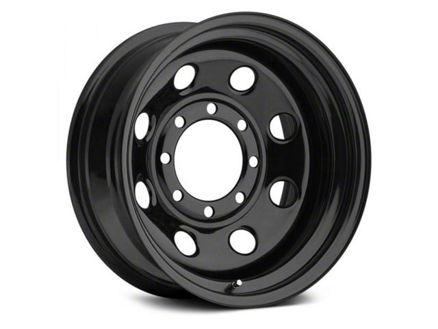 Vision Wheel Soft 8 Steel Gloss Black 6-Lug Wheel; 17x8; -12mm Offset (99-06 Silverado 1500)