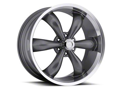 Vision Wheel Legend 5 Gunmetal Machined 6-Lug Wheel; 20x9; 20mm Offset (23-24 Canyon)