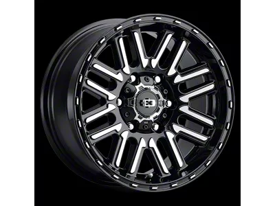 Vision Off-Road Nexus Gloss Black Machined Face 6-Lug Wheel; 18x8.5; 18mm Offset (21-26 F-150)