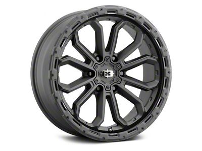 Vision Wheel Korupt Satin Black 6-Lug Wheel; 18x9; 12mm Offset (19-25 RAM 1500)