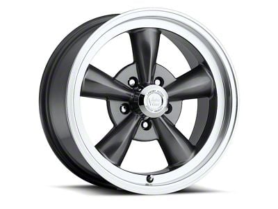 Vision Wheel Legend 5 Gunmetal Machined 5-Lug Wheel; 17x8; 0mm Offset (09-18 RAM 1500)