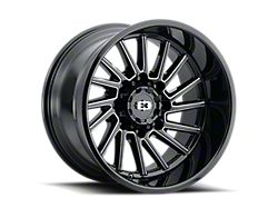 Rapier Gloss Black Milled Spoke 8-Lug Wheel; 20x10; -25mm Offset (19-26 RAM 2500)