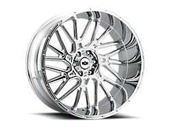 Vision Wheel Brawl Chrome 6-Lug Wheel; 20x9; 12mm Offset (19-23 Ranger)