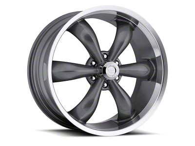 Vision Wheel Legend 6 Gloss Black Machined 6-Lug Wheel; 22x9.5; 30mm Offset (24-26 Ranger)