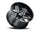 Vision Off-Road Razor Gloss Black Milled 8-Lug Wheel; 22x12; -51mm Offset (17-22 F-350 Super Duty SRW)