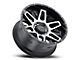 Vision Off-Road Shadow Gloss Black Machined 8-Lug Wheel; 22x12; -51mm Offset (17-22 F-350 Super Duty SRW)