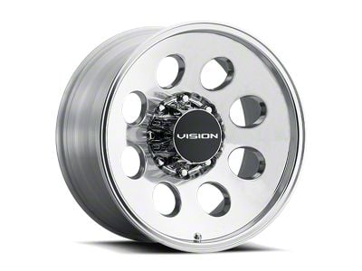 Vision Wheel Midway Polished 8-Lug Wheel; 20x9; 12mm Offset (20-25 Sierra 3500 HD SRW)