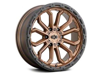 Vision Off-Road Korupt Satin Bronze 6-Lug Wheel; 18x9; 12mm Offset (19-26 Silverado 1500)