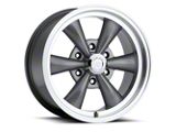 Vision Wheel Legend 6 Gunmetal Machined 6-Lug Wheel; 17x8; 19mm Offset (14-18 Silverado 1500)