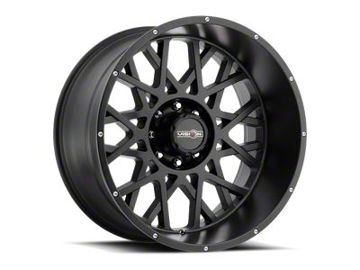 Vision Wheel Rocker Satin Black 8-Lug Wheel; 20x12; -51mm Offset (20-25 Silverado 2500 HD)