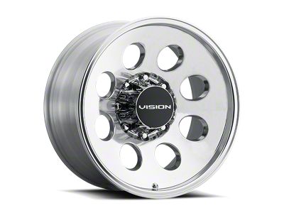 Vision Wheel Midway Polished 8-Lug Wheel; 20x9; 12mm Offset (20-25 Silverado 3500 HD SRW)