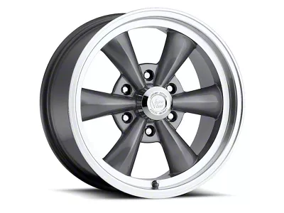 Vision Wheel Legend 6 Gunmetal Machined 6-Lug Wheel; 17x8; 19mm Offset (21-26 Tahoe)