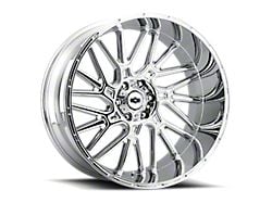 Vision Wheel Brawl Chrome 6-Lug Wheel; 20x9; 12mm Offset (21-25 Yukon)
