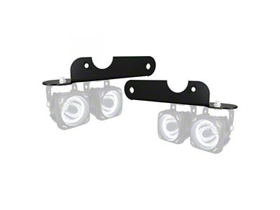 Vision X LED Fog Light Mounting Brackets (17-20 F-150 Raptor)