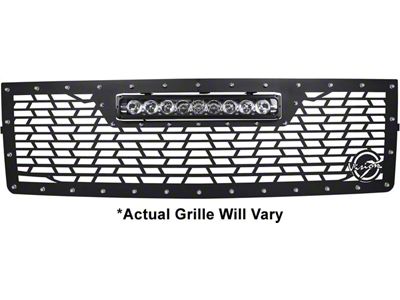 Vision X Upper Replacement Grille with 20-Inch Light Bar Opening; Satin Black (15-17 F-150, Excluding Raptor)