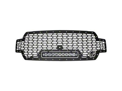 Vision X Upper Replacement Grille with 20-Inch Light Bar Opening; Satin Black (18-20 F-150, Excluding Raptor)