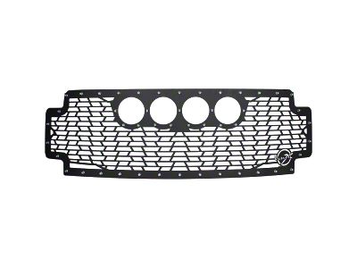 Vision X Upper Replacement Grille with 20-Inch Light Bar Opening; Satin Black (11-16 F-250 Super Duty)