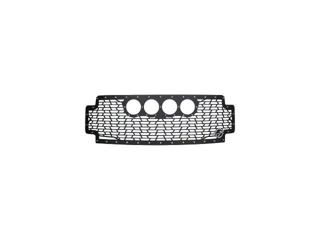 Vision X Upper Replacement Grille with 20-Inch Light Bar Opening; Satin Black (11-16 F-250 Super Duty)