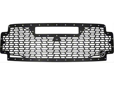 Vision X Upper Replacement Grille with 20-Inch Light Bar Opening; Satin Black (17-19 F-250 Super Duty)