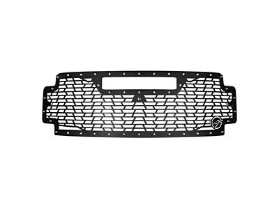 Vision X Upper Replacement Grille with 20-Inch Light Bar Opening; Satin Black (17-19 F-250 Super Duty)