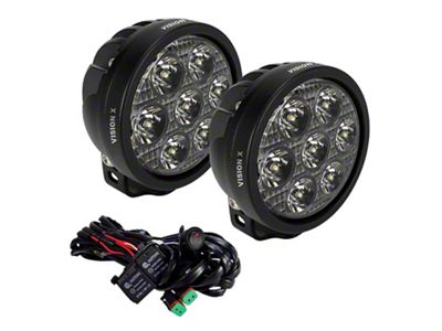 Vision X CR-7 Spot Beam Driving Light Kit; Clear (Universal; Some Adaptation May Be Required)