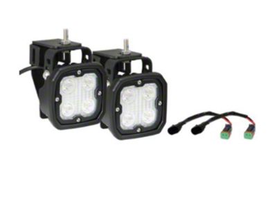 Vision X Dura-4 LED Fog Light Kit; Spot Beam (11-16 F-350 Super Duty)