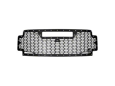 Vision X Upper Replacement Grille with 20-Inch Light Bar Opening; Satin Black (17-19 F-350 Super Duty)