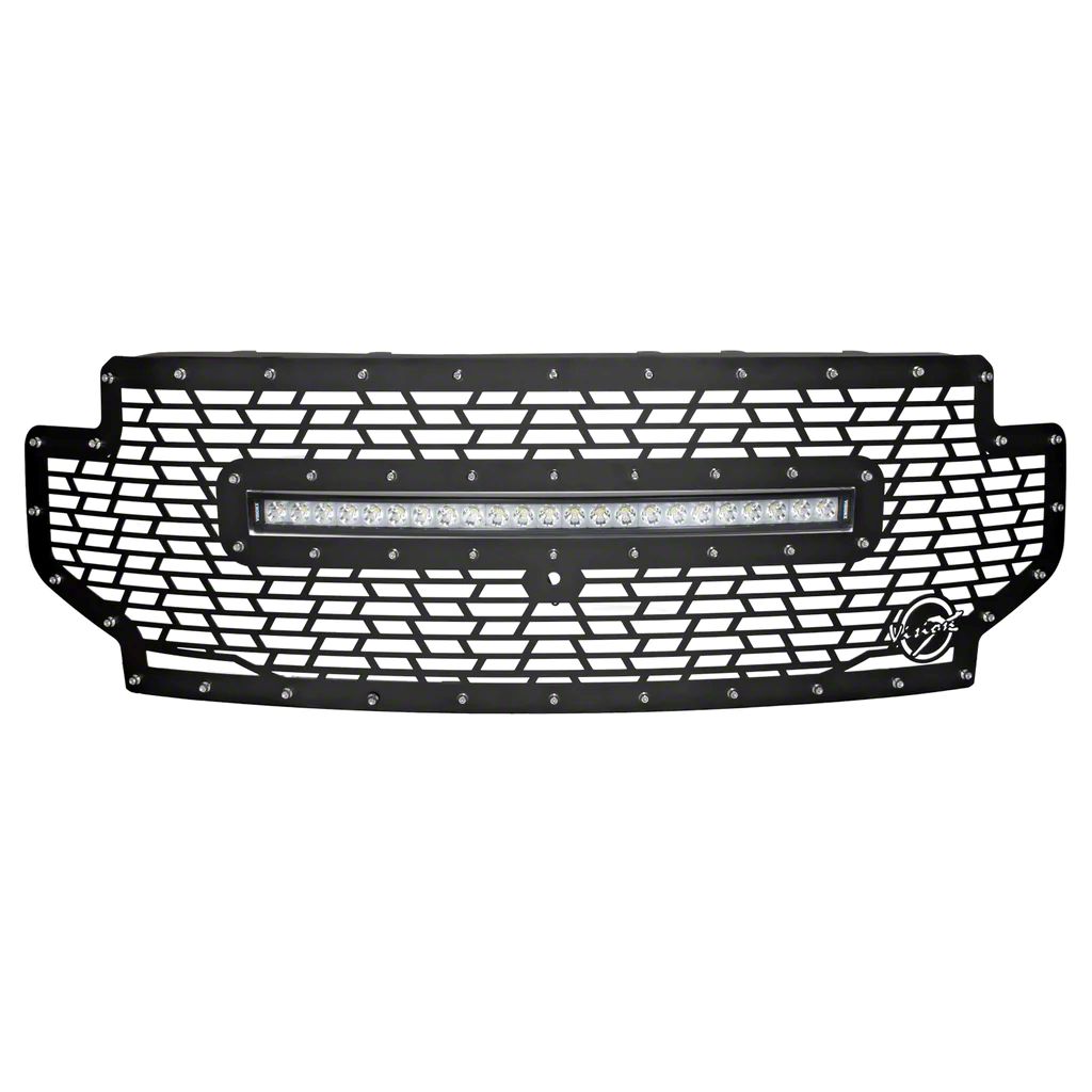 Vision X F350 Super Duty Upper Replacement Grille with 30Inch XPL