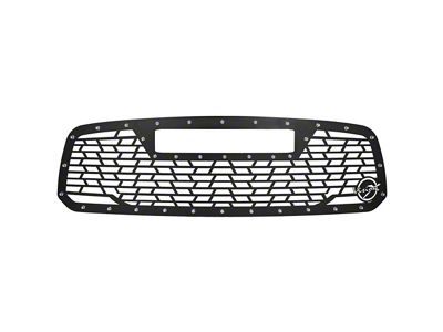 Vision X Upper Replacement Grille with 20-Inch Light Bar Opening; Satin Black (13-18 RAM 1500, Excluding Rebel)