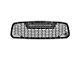 Vision X Upper Replacement Grille with XPR-9M Light Bar; Satin Black (13-18 RAM 1500, Excluding Rebel)