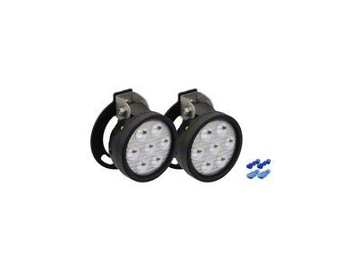 Vision X 4.50-Inch Round Utility Market Xtreme LED Work Light; 10-Degree Narrow Beam (Universal; Some Adaptation May Be Required)