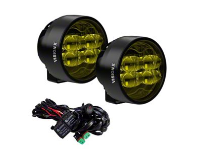 Vision X CR-14 LED Selective Yellow Combo Driving Light Kit (Universal; Some Adaptation May Be Required)