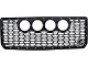 Vision X Upper Replacement Grille with CG2 Cannon Light Opening; Satin Black (15-19 Sierra 2500 HD)