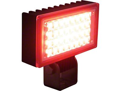 Vision X 3.50-Inch LED Utility Floor Light; Red (Universal; Some Adaptation May Be Required)