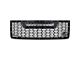 Vision X Upper Replacement Grille with XPR-9M Light Bar; Satin Black (11-14 Sierra 3500 HD)