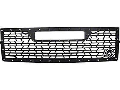 Vision X Upper Replacement Grille with 20-Inch Light Bar Opening; Satin Black (14-15 Silverado 1500 w/o Z71 Package)