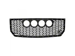 Vision X Upper Replacement Grille with CG2 Cannon Light Opening; Satin Black (16-18 Silverado 1500)